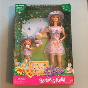 Easter Bunny Fun Barbie & Kelly 1998 NIB